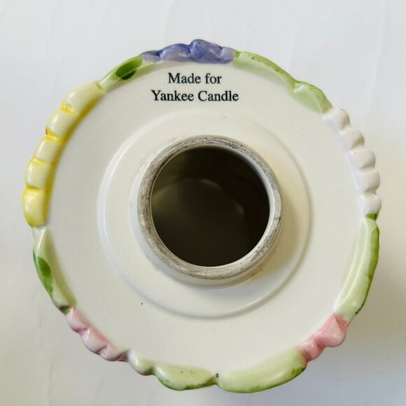 Yankee Candle Top Ceramic Floral shade Gerbera Daisy Flowers colorful - Picture 6 of 9